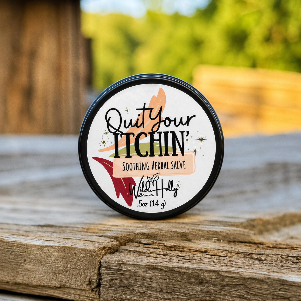 WildHolly Comfort Trio • Travel Balm Set